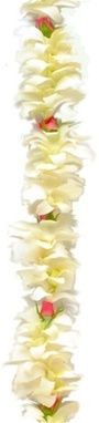 Hawaiian orchids and romantic rosebuds make this a Special Lei