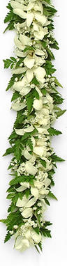 Image Bridal Haku- White and Green